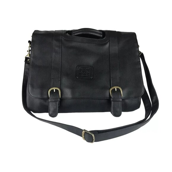 Original Carriage Collection Unisex Adults Black Shoulder Strap Messenger Bag